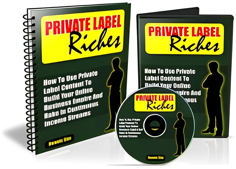 eCover representing Private Label Riches eBooks & Reports with Master Resell Rights