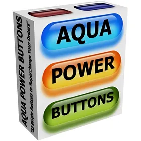 Aqua Power Buttons small