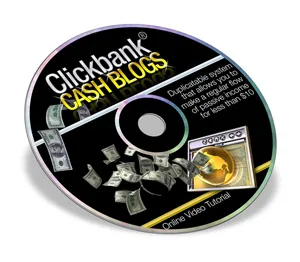 eCover representing Clickbank Cash Blogs Videos, Tutorials & Courses with Master Resell Rights
