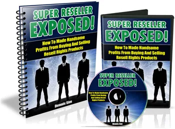 eCover representing Super Reseller Exposed eBooks & Reports with Master Resell Rights
