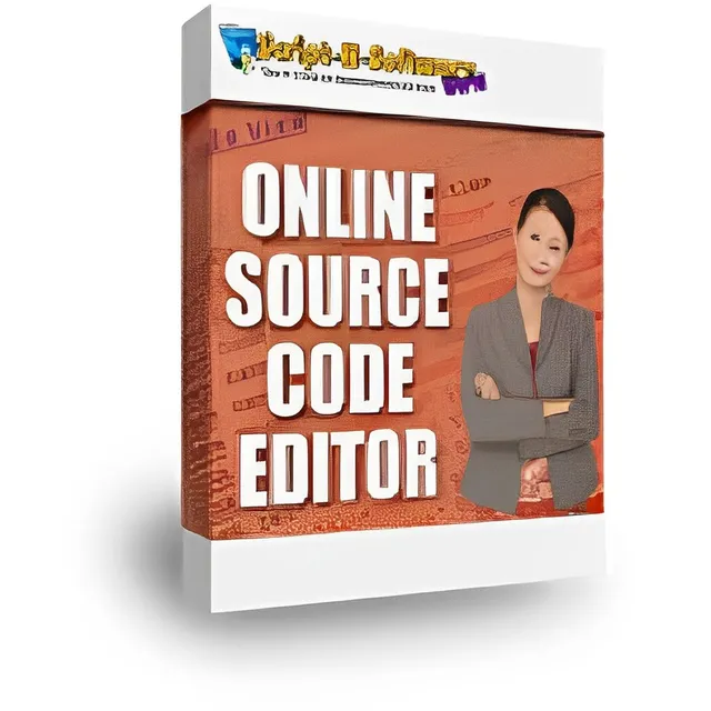 eCover representing Online Source Code Editor  with Master Resell Rights