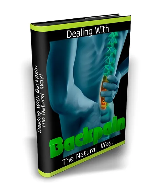 eCover representing Dealing With Backpain The Natural Way eBooks & Reports with Master Resell Rights