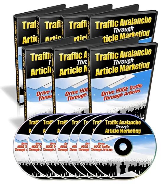 eCover representing Traffic Avalanche Through Article Marketing Software & Scripts with Personal Use Rights