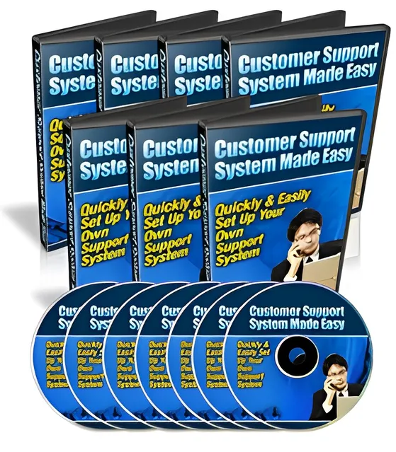 eCover representing Customer Support System Made Easy Videos, Tutorials & Courses with Master Resell Rights