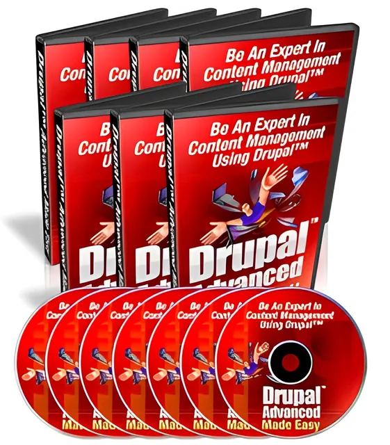 eCover representing Drupal Advanced Made Easy Videos, Tutorials & Courses with Personal Use Rights