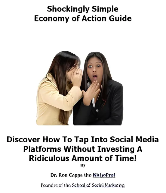 eCover representing Shockingly Simple Economy of Action Guide eBooks & Reports with Master Resell Rights