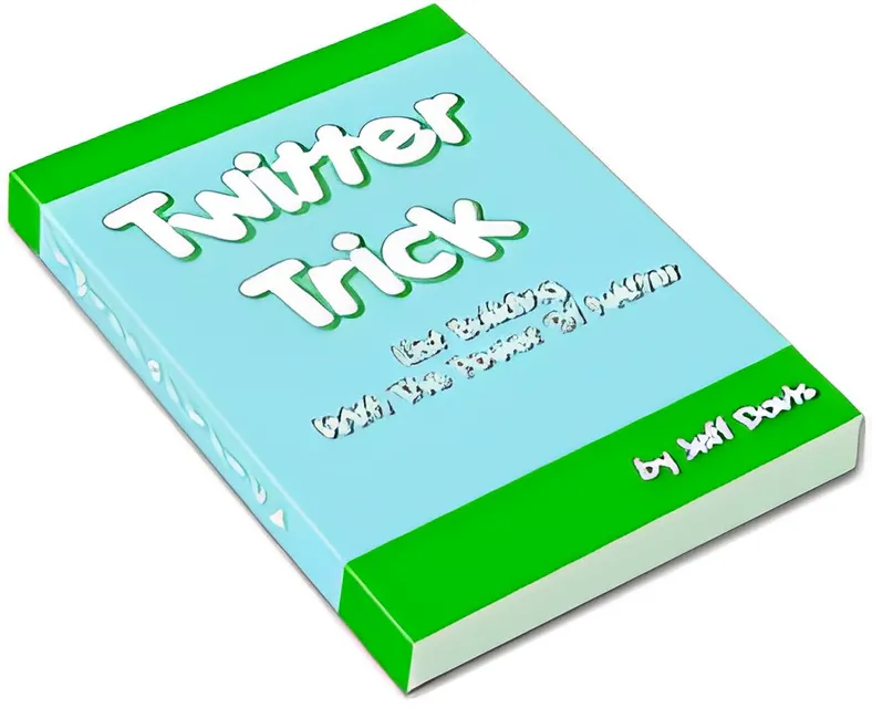 eCover representing Twitter Trick eBooks & Reports with Personal Use Rights
