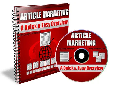 eCover representing Article Marketing - A Quick & Easy Overview eBooks & Reports with Resell Rights
