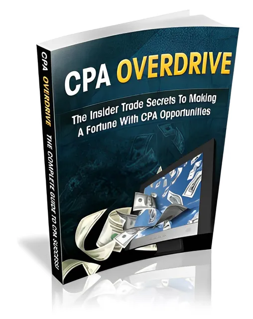 eCover representing CPA Overdrive eBooks & Reports with Master Resell Rights