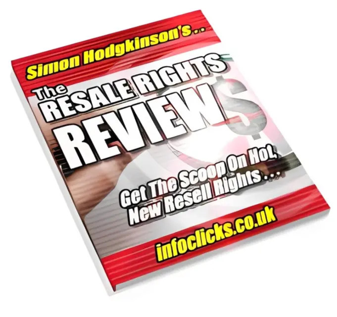 eCover representing Resale Rights Review eBooks & Reports with Master Resell Rights