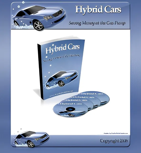 eCover representing Hybrid Cars Minisite  with Personal Use Rights