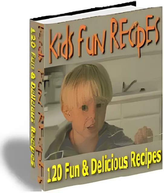 eCover representing Kids Fun Recipes eBooks & Reports with Master Resell Rights