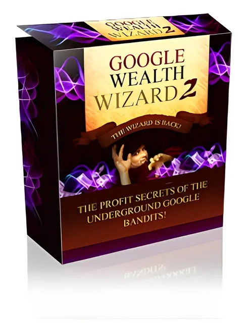 eCover representing Google Wealth Wizard 2 - Presell Template Videos, Tutorials & Courses with Personal Use Rights