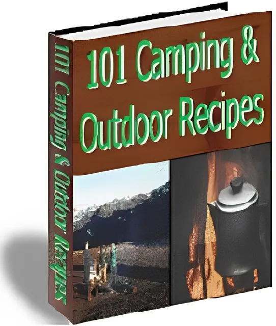eCover representing 101 Camping & Outdoor Recipes eBooks & Reports with Master Resell Rights