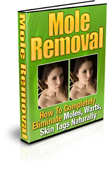 eCover representing Mole Removal eBooks & Reports with Master Resell Rights