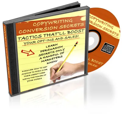 eCover representing Copywriting Conversion Secrets Videos, Tutorials & Courses with Master Resell Rights