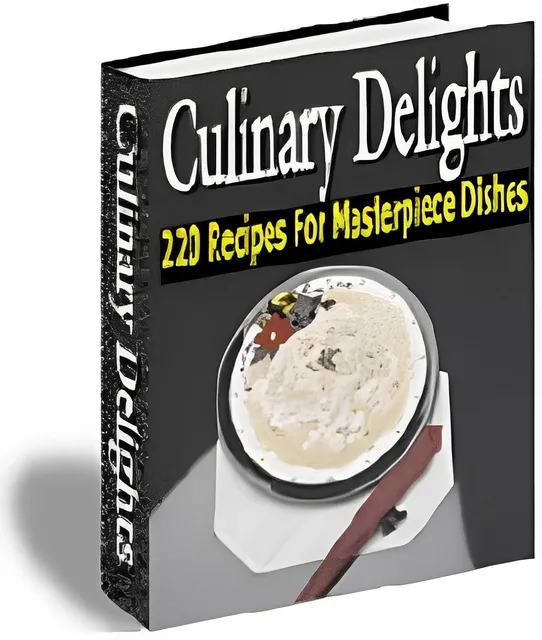 eCover representing Culinary Delights eBooks & Reports with Master Resell Rights