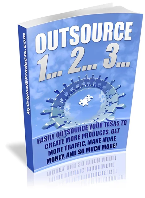 eCover representing Outsource 1… 2… 3… eBooks & Reports with Master Resell Rights