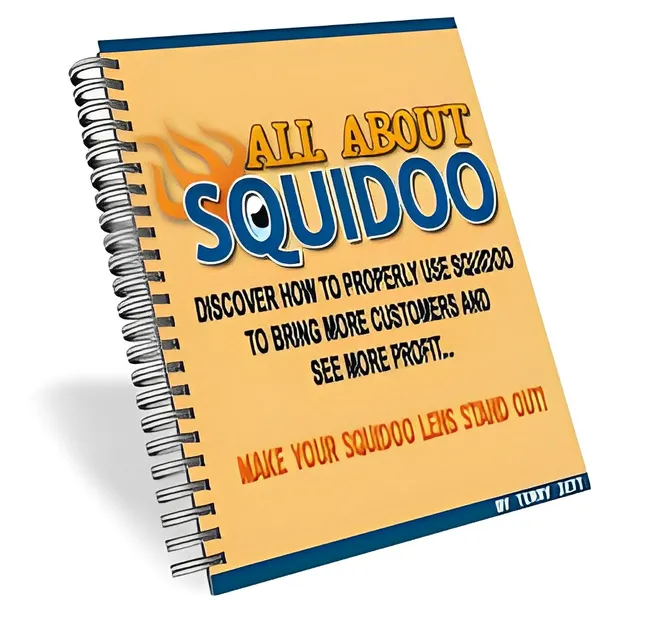 eCover representing All About Squidoo eBooks & Reports with Master Resell Rights