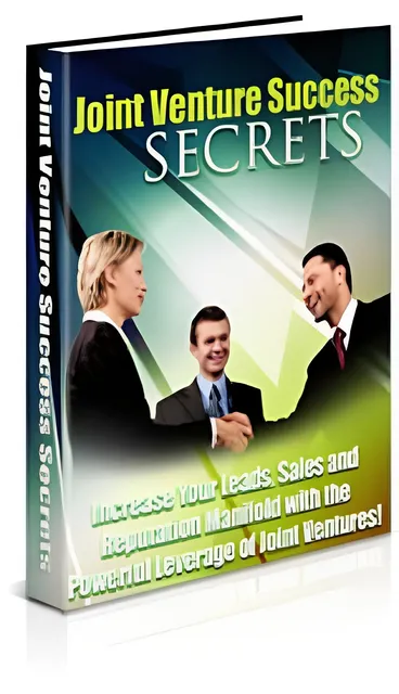 eCover representing Joint Venture Success Secrets eBooks & Reports with Master Resell Rights