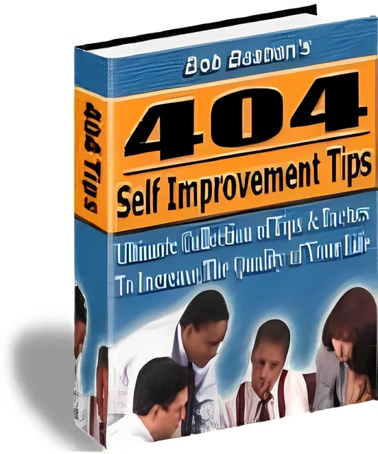 eCover representing 404 Self Improvement Tips eBooks & Reports with Master Resell Rights