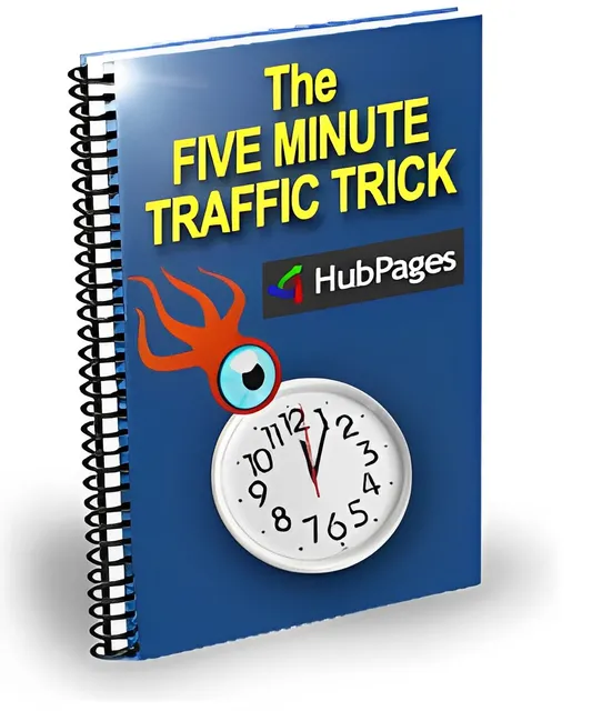 eCover representing The Five Minute Traffic Trick eBooks & Reports with Private Label Rights