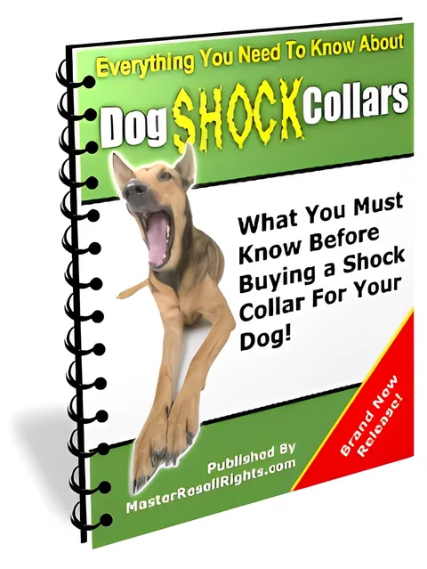 eCover representing Dog Shock Collars eBooks & Reports with Master Resell Rights