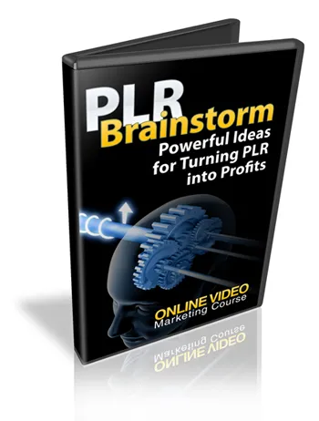 eCover representing PLR Brainstorm Ideas Videos, Tutorials & Courses with Master Resell Rights