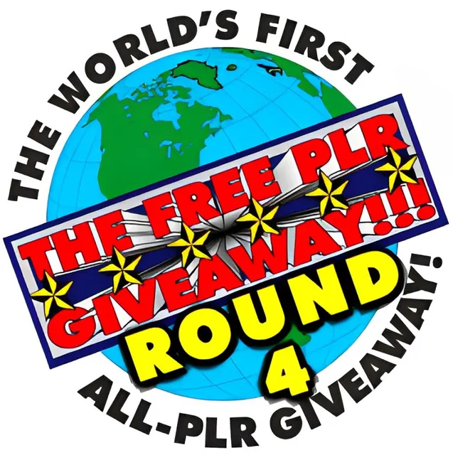 eCover representing The Free PLR Giveaway Round 4 eBooks & Reports with Private Label Rights