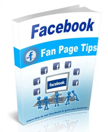 eCover representing Facebook Fan Page Tips eBooks & Reports with Master Resell Rights