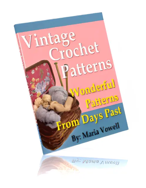 eCover representing Vintage Crochet Patterns eBooks & Reports with Master Resell Rights