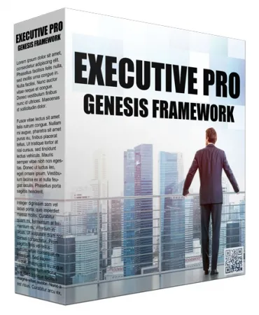 eCover representing Executive Pro Genesis FrameWork Templates & Themes with Personal Use Rights