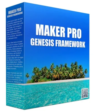 eCover representing Maker Pro Genesis FrameWork Templates & Themes with Personal Use Rights