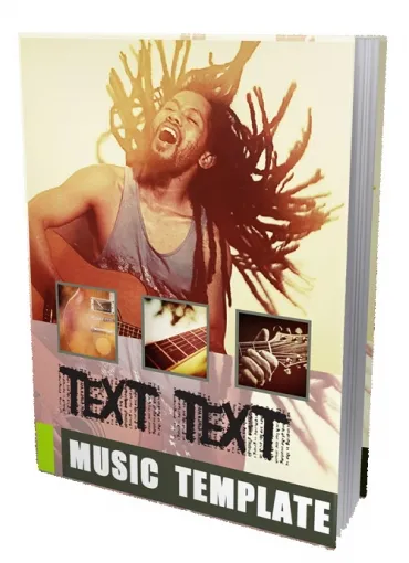 eCover representing Music Ebook Template  with Private Label Rights