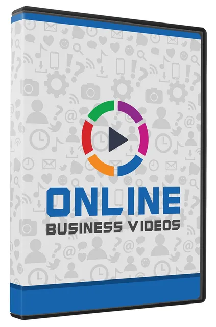 eCover representing Online Business Videos Videos, Tutorials & Courses with Master Resell Rights