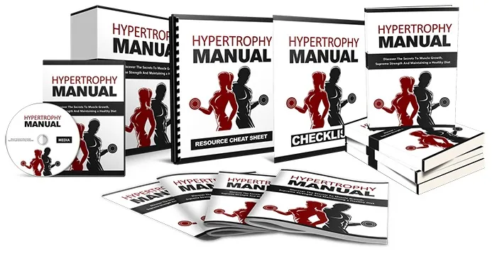 eCover representing Hypertrophy Manual eBooks & Reports with Master Resell Rights