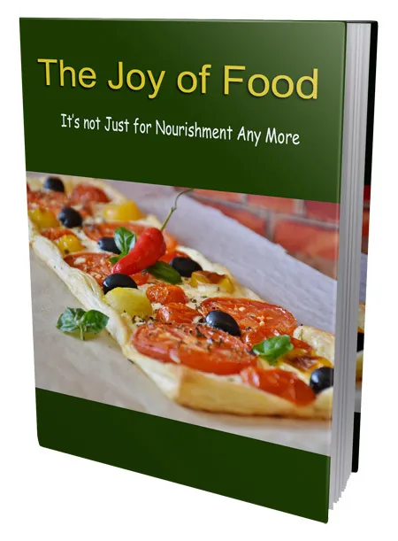 eCover representing The Joy Of Food eBooks & Reports with Private Label Rights