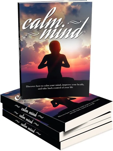 eCover representing Calm Mind Healthy Body eBooks & Reports/Videos, Tutorials & Courses with Master Resell Rights