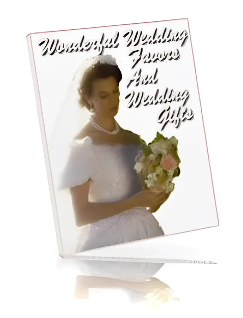 eCover representing Wonderful Wedding Favors And Wedding Gifts eBooks & Reports with Master Resell Rights