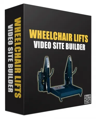 eCover representing Wheelchair Lifts Video Site Builder  with Master Resell Rights