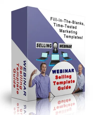 eCover representing Webinar Selling Template Guide eBooks & Reports with Personal Use Rights