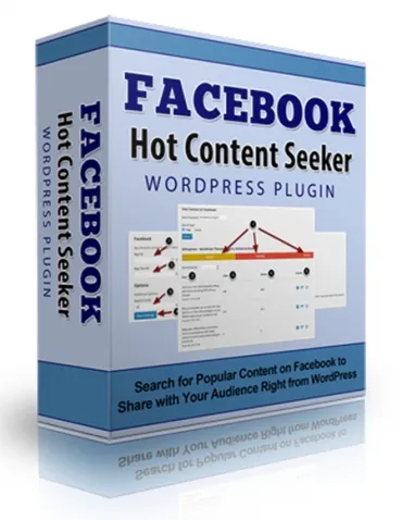 eCover representing Facebook Hot Content Seeker Software & Scripts with Personal Use Rights