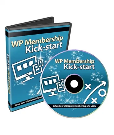 eCover representing WordPress Membership Kick-Start Videos, Tutorials & Courses with Private Label Rights