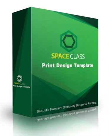 eCover representing Space Class Print Design Template  with Personal Use Rights