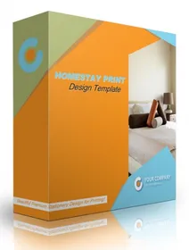 Homestay Print Design Template small