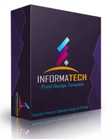 eCover representing Informa Tech Print Design Template  with Personal Use Rights