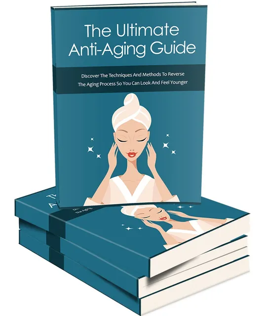 eCover representing Ultimate Anti-Aging Guide eBooks & Reports with Master Resell Rights