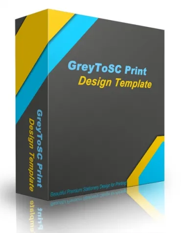 eCover representing GreyToSC Print Design Template  with Personal Use Rights