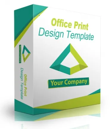 eCover representing Office Print Design Template  with Personal Use Rights