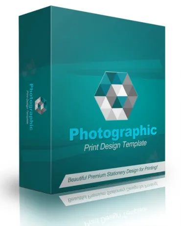 eCover representing Photographic Print Design Template  with Personal Use Rights